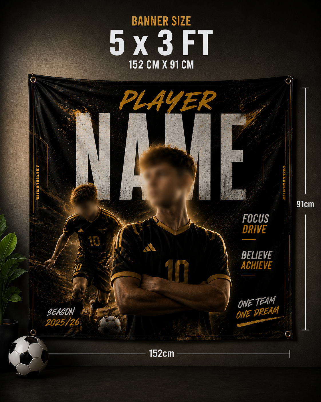 Personalised Player Banner